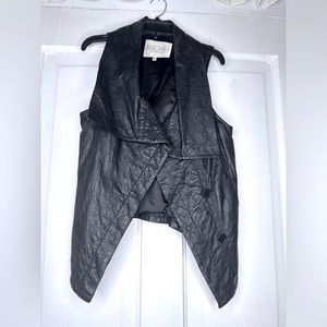 NWOT RACHEL BY RACHEL ROY LEATHER MOTO VEST
